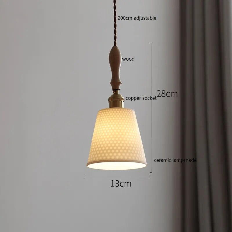 Suspension LED Cuivre et Bois : Décoration Intérieure Moderne