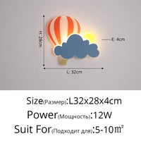 Applique murale mignonne 8W 12W - Luminis