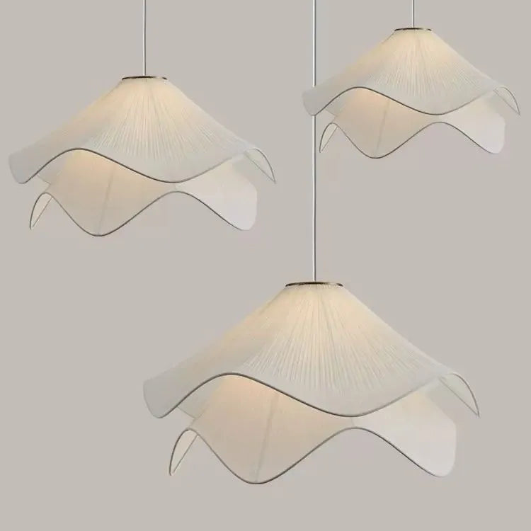 Lustre nordique crème : Confort élégant
