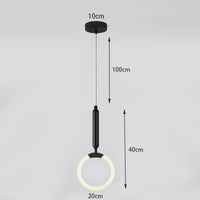 Suspension lampe Nordique Créatif LED 360° - Lumière Art Luxe