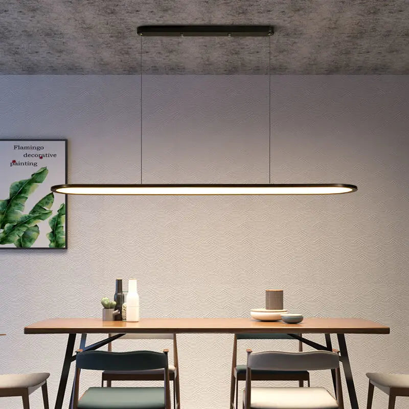 Lustre Suspension LED Design Minimaliste - Lumière Élégante