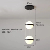 Lustre Moderne DIY LED avec Pot de Fleurs pour un Jardin Céleste
