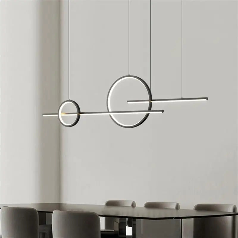 Qiyimei Lampe Suspension LED pour Bar et Décoration Intérieure - Éclairage de Style