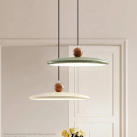 Lustre de restaurant style crème ovni - Élégance moderniste