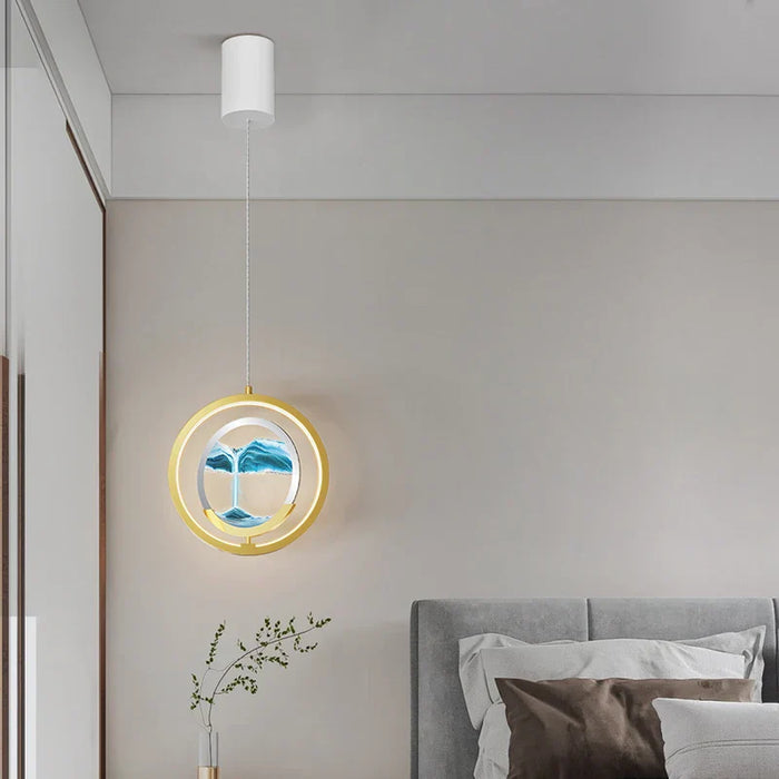 Lustre Créatif Double Tête Nordic Style Sables Mouvants