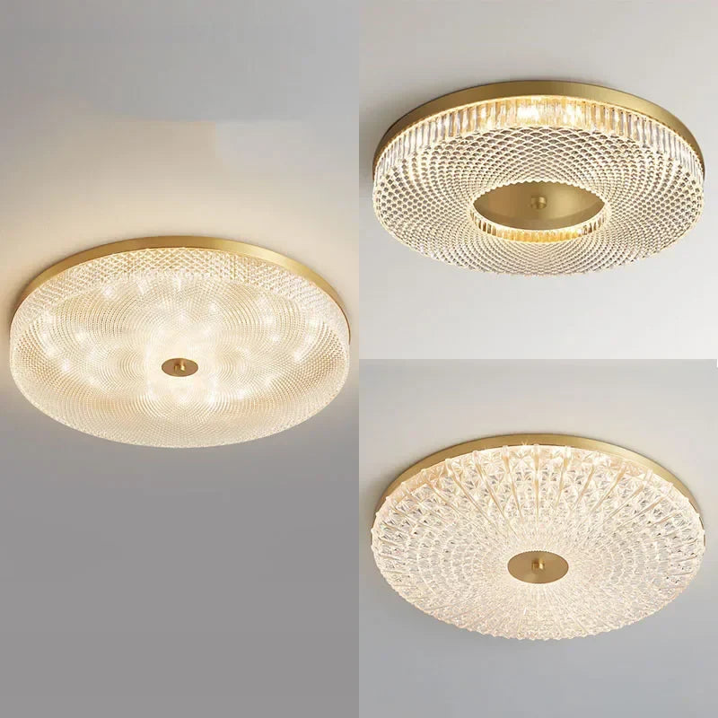 Plafonnier LED Circulaire Minimaliste Moderne en Acrylique - Éclairage Élégant