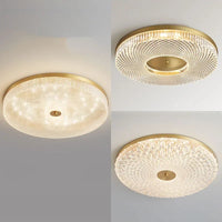 Plafonnier LED Circulaire Minimaliste Moderne en Acrylique - Éclairage Élégant