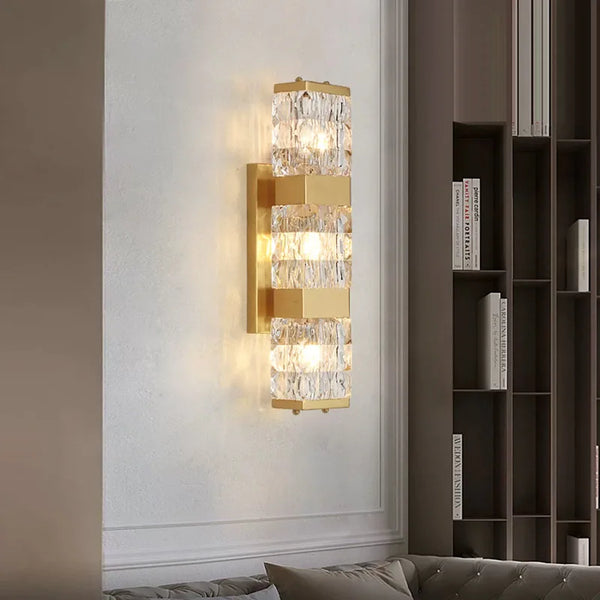 Applique murale moderne en cristal clair pour sublimer votre intérieur