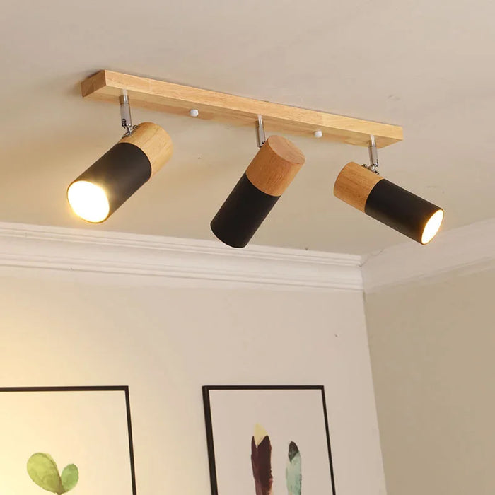 Plafonnier LED moderne en fer rotatif à 1/3 têtes - Collection lumière deluxe