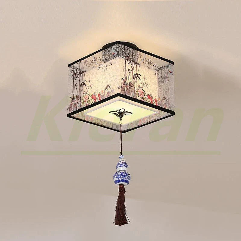 Plafonnier LED Moderne Lotus Oiseau pour Hôtel KTV