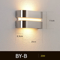 Applique murale d'extérieur en aluminium design
