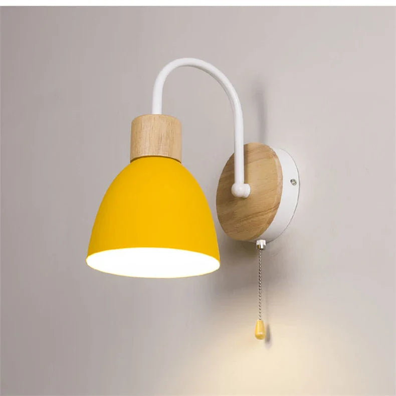 Applique Murale Nordique Moderne Macaron avec Interrupteur LED - Édition Exclusive