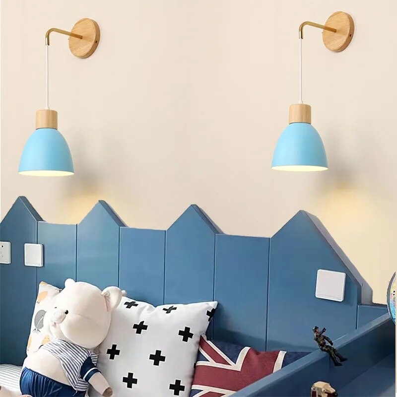 Applique murale nordique en bois avec style scandinave