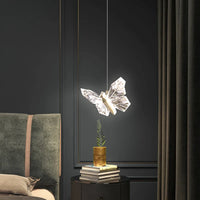 Suspension LED papillon design nordique moderne pour une décoration intérieure tendance