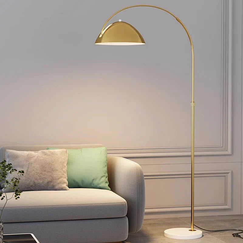 Lampadaire LED en marbre de luxe par un styliste italien