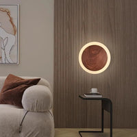 Applique murale LED NORDICHIC en noyer
