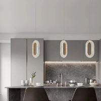 Lustre En Cristal Géométrique Or Émeraude LED Nordique