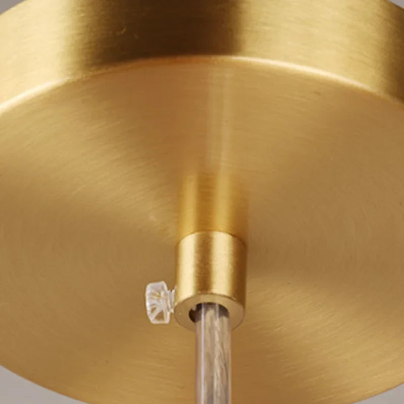 Suspension LED nordique en verre design