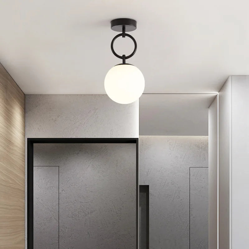 Plafonnier LED en verre moderne de qualité supérieure Nordikraft