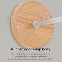 Applique murale nordique en bois & verre