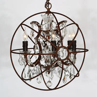 Lustre en cristal Vintage élégant