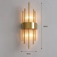 Applique Murale LED Dorée de Luxe