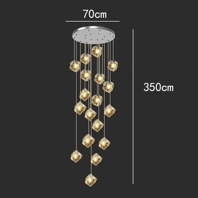 Lustre Moderne LED pour Éclairage Intérieur Suspendu