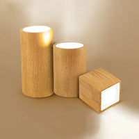 Plafonnier LED Carré en Bois Nordique Nordic Glow - Downlight
