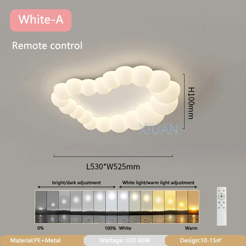 Plafonnier nordique CloudShape