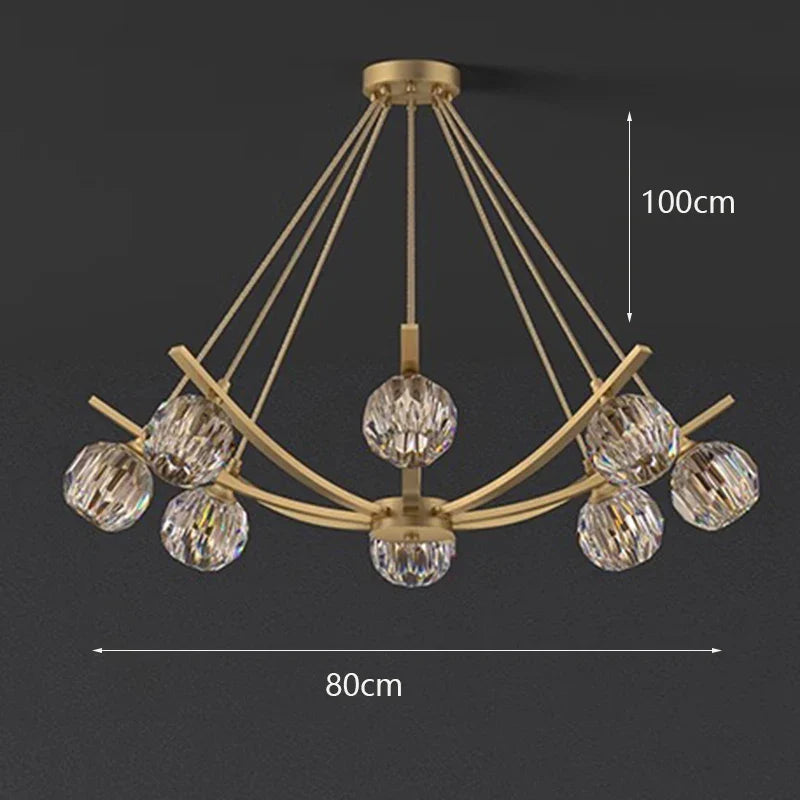 Lustre LED suspendu moderne pour un éclairage intérieur élégant