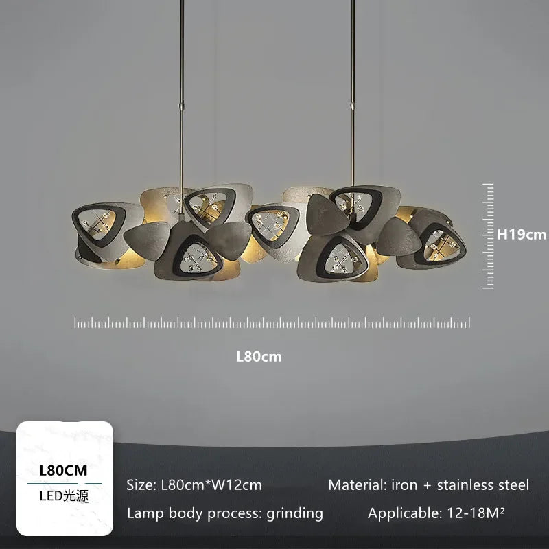 Postmodern LED Lustre Salle à Manger Salon Suspension Lumineuse Longue