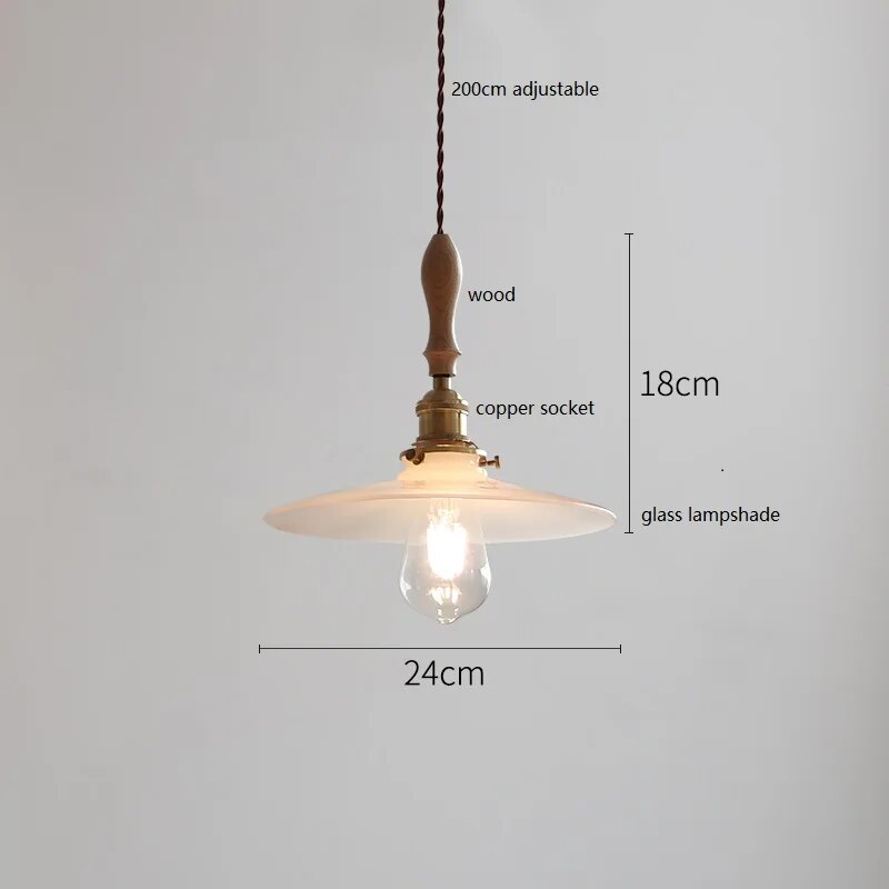 Suspension LED Cuivre et Bois : Décoration Intérieure Moderne
