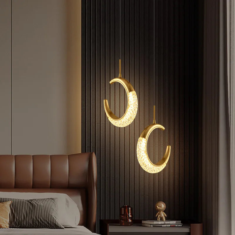 Lustre de luxe moderne à tête unique