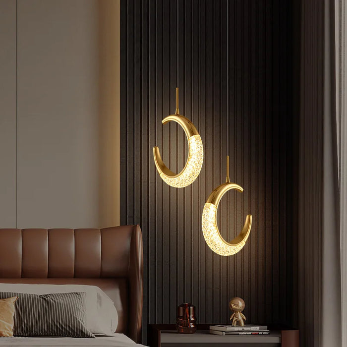 Lustre de luxe moderne à tête unique