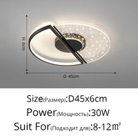 Lustre LED Plumes Acryliques: Éclairez votre intérieur
