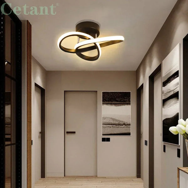Lustre LED Moderne pour Éclairage d'Entrées et Couloirs