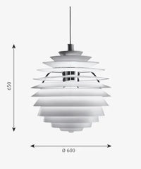 Lustre LED "Snowball" Style Scandinave Moderne