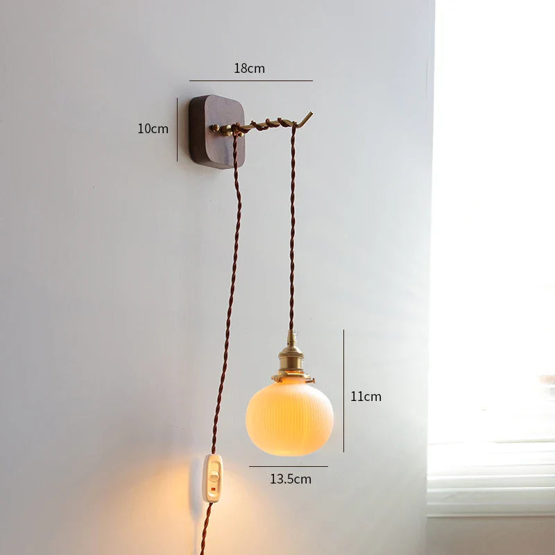 Applique murale noyer pour un intérieur moderne
