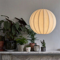 Suspension en soie nordique Wabi Sabi pour Bar Restaurant - Lampe LED élégante pour salle à manger, chambre ou appartement