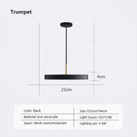 Suspension LED Nordic Style 23-40cm