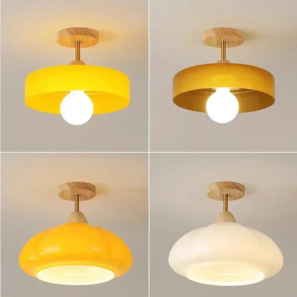 Plafonnier Médiéval en Verre LED pour Luminaires d'Intérieur - Collection Élégance Médiévale