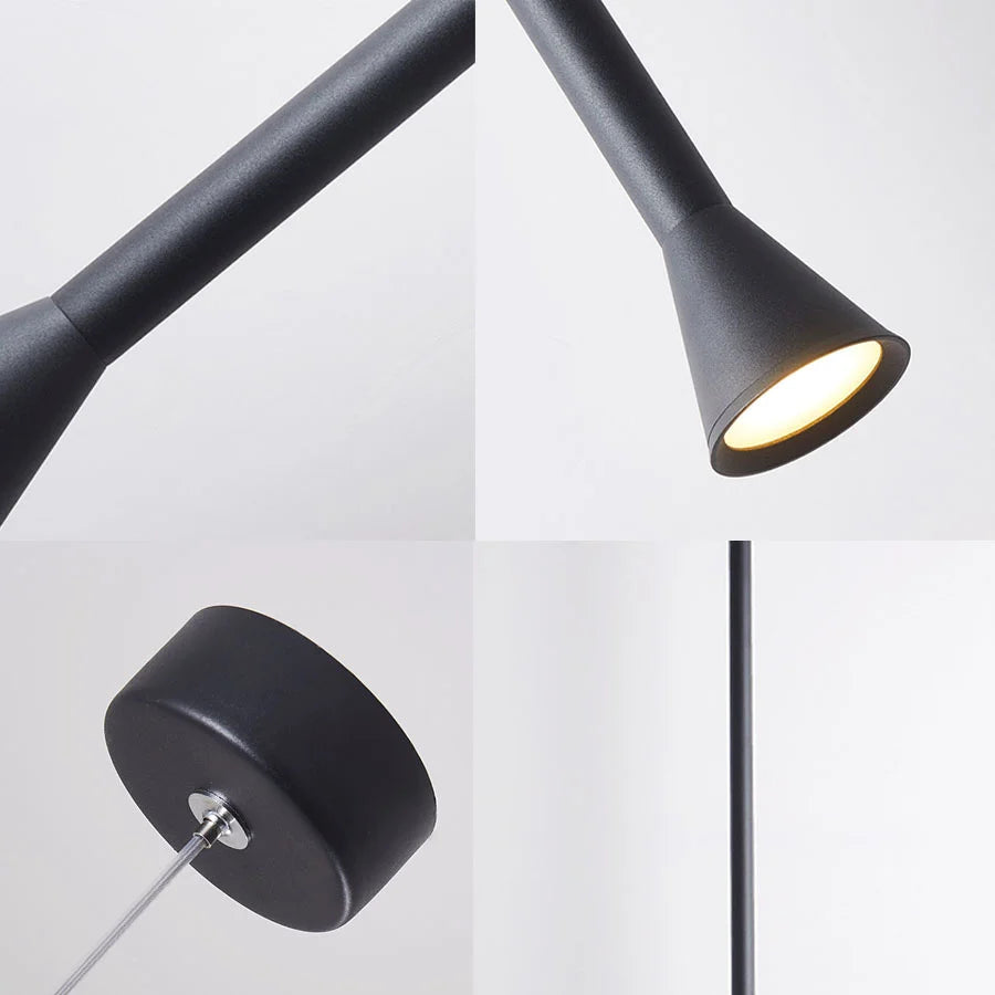 Suspension LED Art Créatif - Long Tube Lumineux