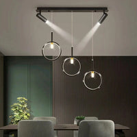 Lustre LED Décoratif pour Intérieur - Éclairage de Plafond