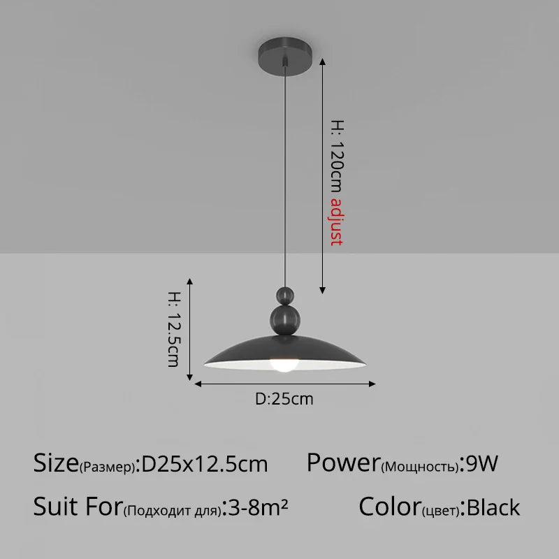 Suspension nordique minimaliste pour bar et café