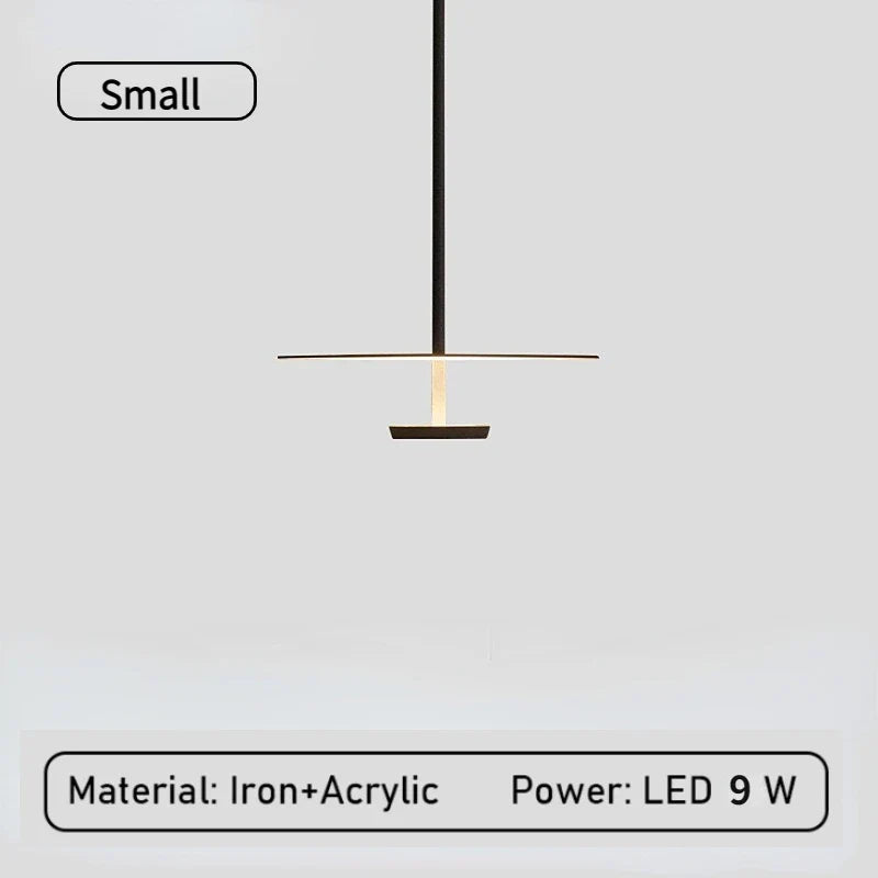 Lustre LED Annulaire Minimaliste