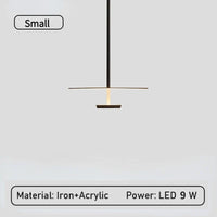 Lustre LED Annulaire Minimaliste