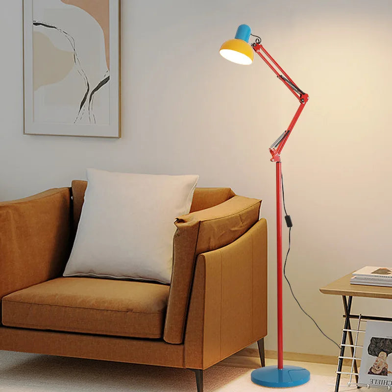 Lampadaire de croissance mécanique amélioré avec bras télescopique ultra-long