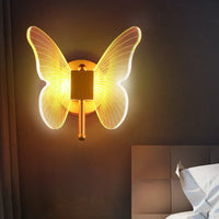 Suspension Lumineuse Papillon en Acrylique