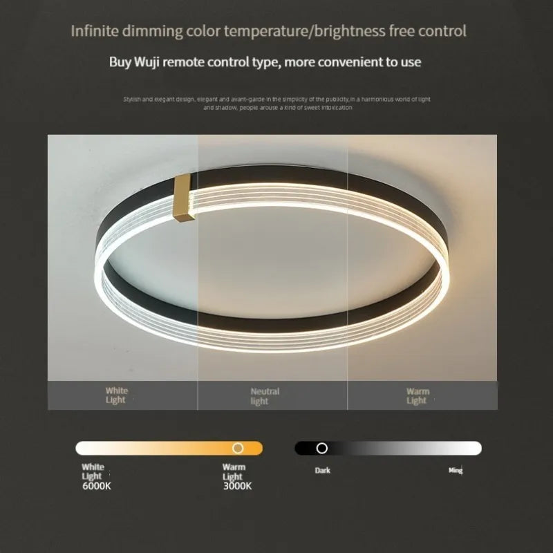 Plafonnier Led minimaliste Smart Control