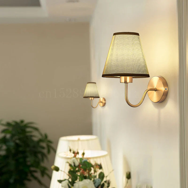 Applique Murale LED en Tissu pour une Décoration Intérieure Élégante